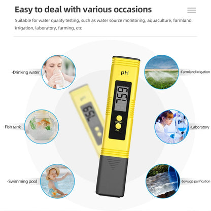 TDS Meter 0-9990Ppm Digital PH Meter 